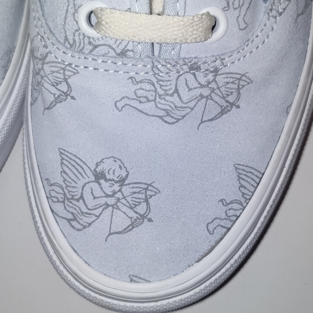 Vans Authentic Love You To Death Ballad Blue/True White Sneakers 2021 W8 M6.5 - Picture 10 of 11